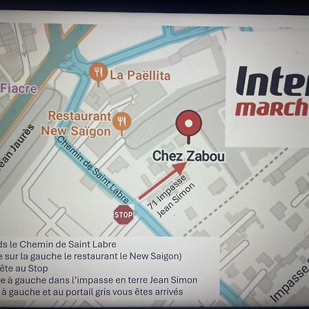 "Chambre" Chez Zabou Карпентра Екстериор снимка